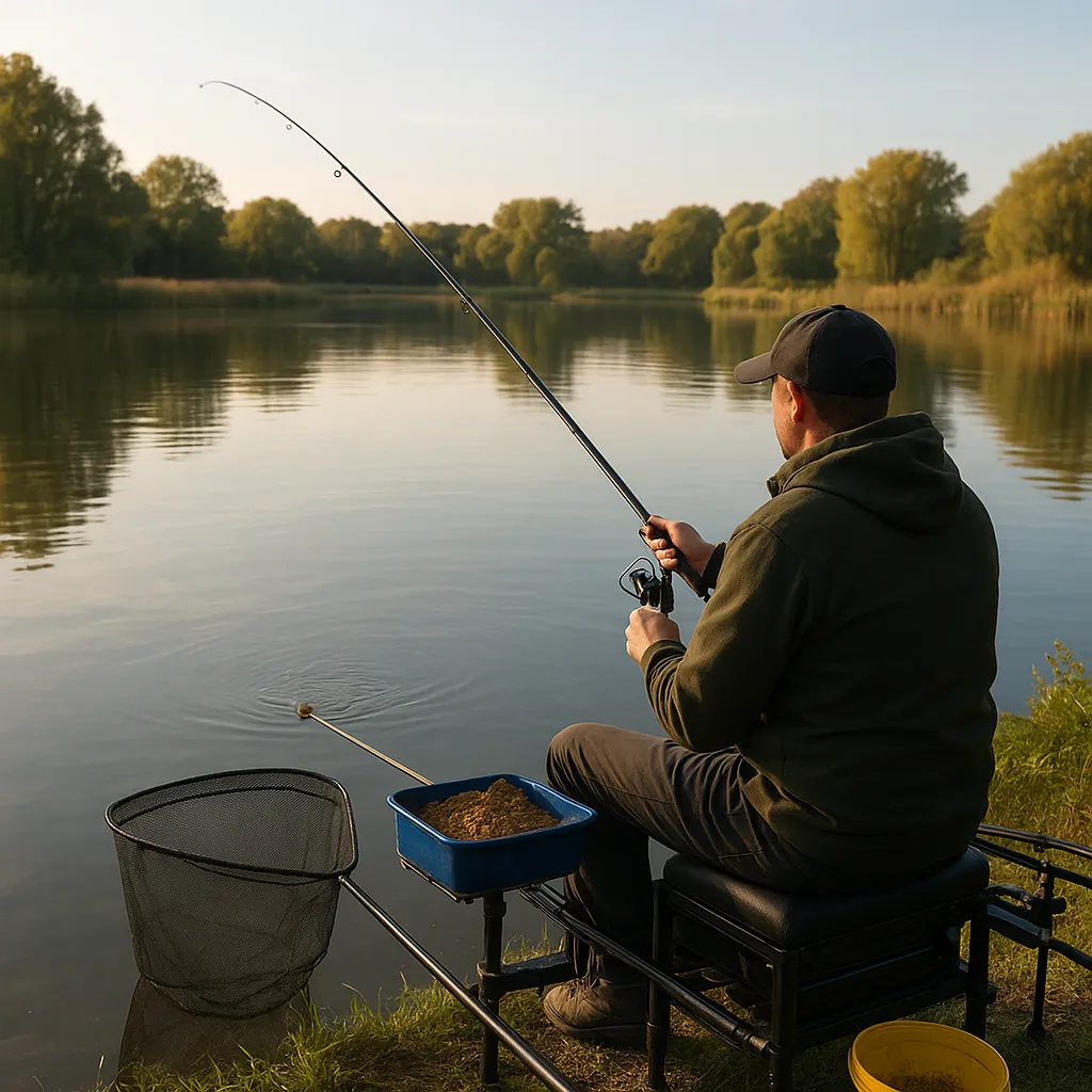 Łowisko Kacze Doły w Gdańsk – method feeder na komercji