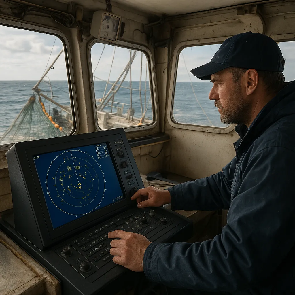 Jak działa radar morski na jednostce rybackiej