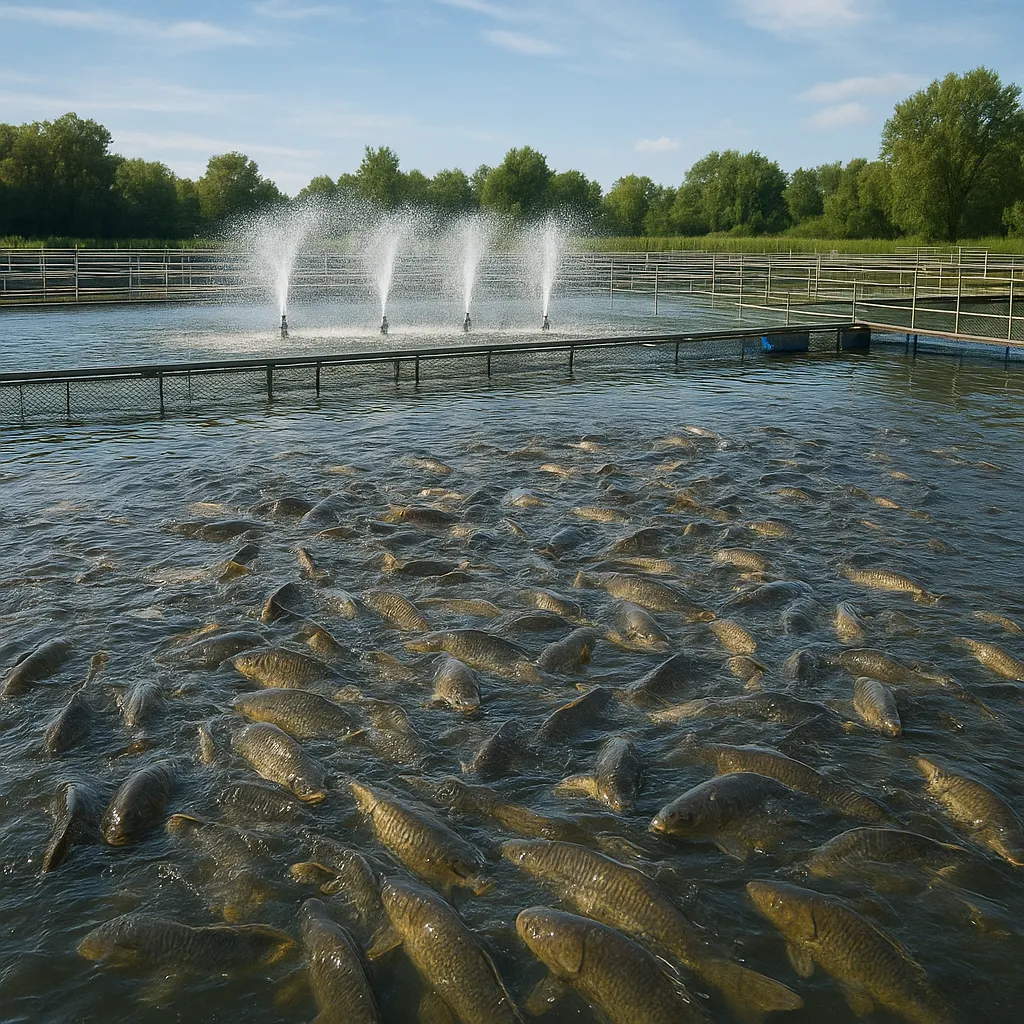 Intensyfikacja produkcji w stawach karpiowych bez pogorszenia jakości wody