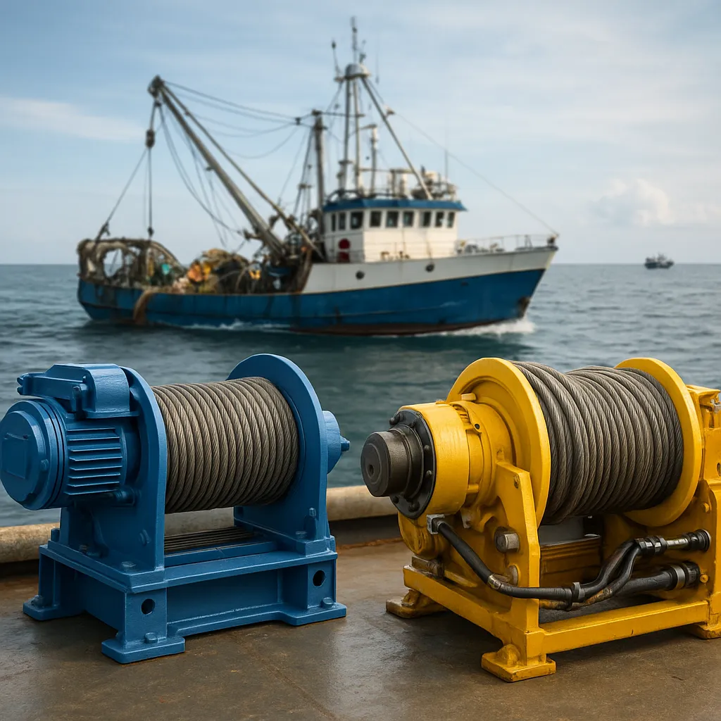 Wciągarki elektryczne czy hydrauliczne – porównanie rozwiązań