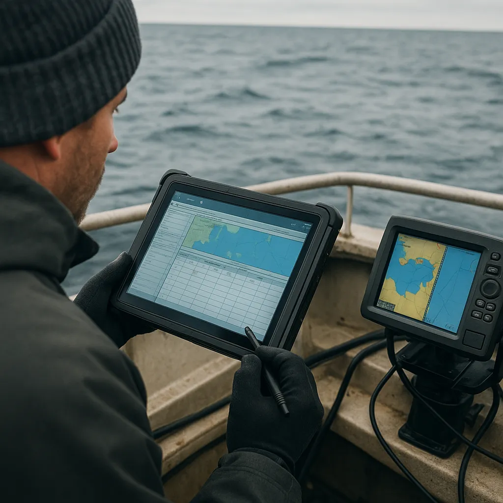 Elektroniczne dzienniki połowowe – sprzęt i integracja z systemem nawigacji