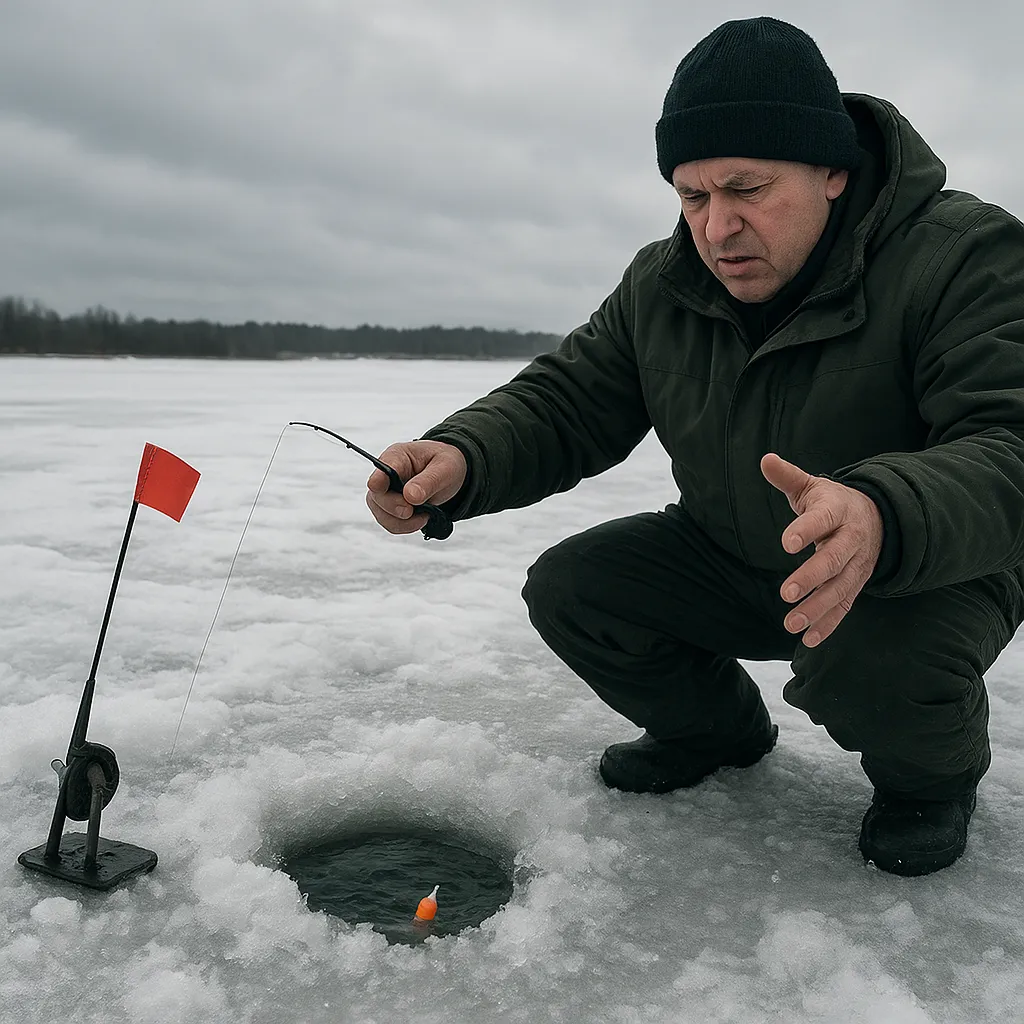 Błędy przy łowieniu spod lodu