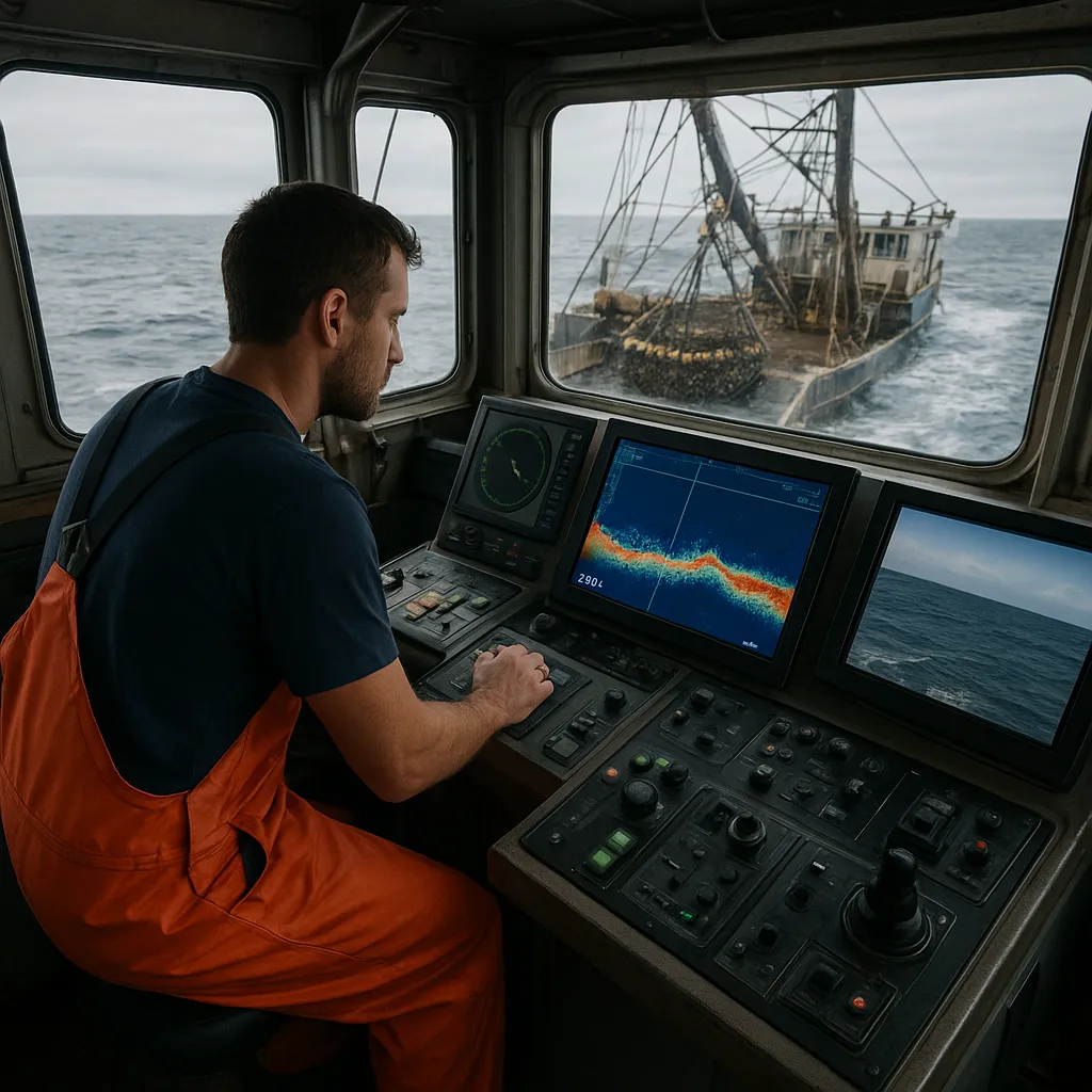 Konfiguracja mostka kapitańskiego pod kątem efektywnego połowu