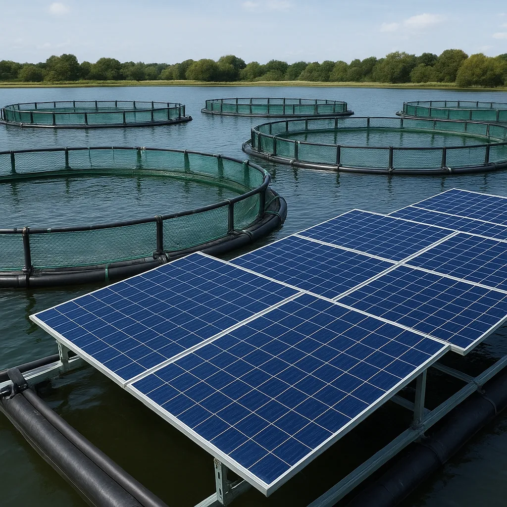 Zastosowanie energii słonecznej w gospodarstwach akwakultury