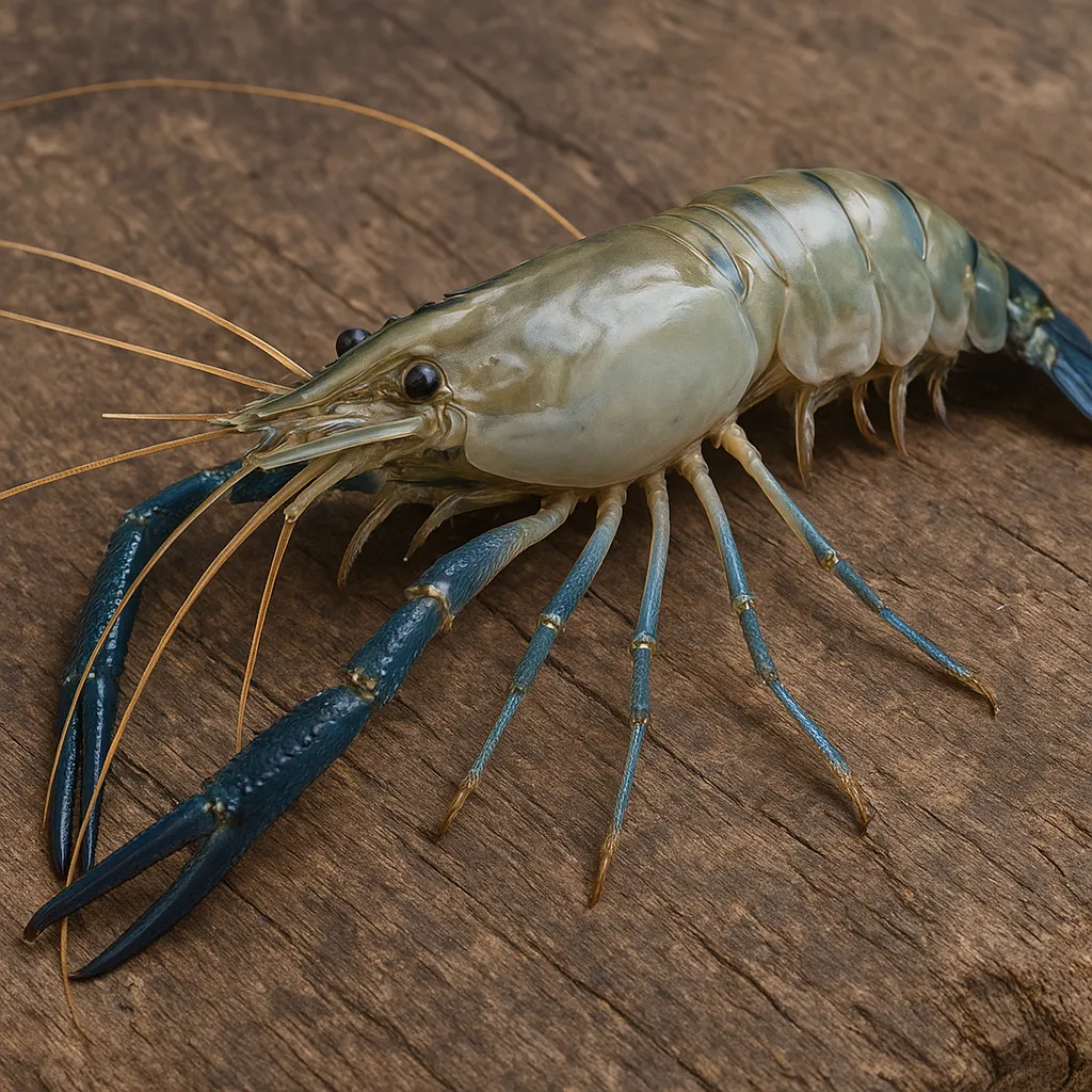 Krewetka słodkowodna olbrzymia – Macrobrachium rosenbergii