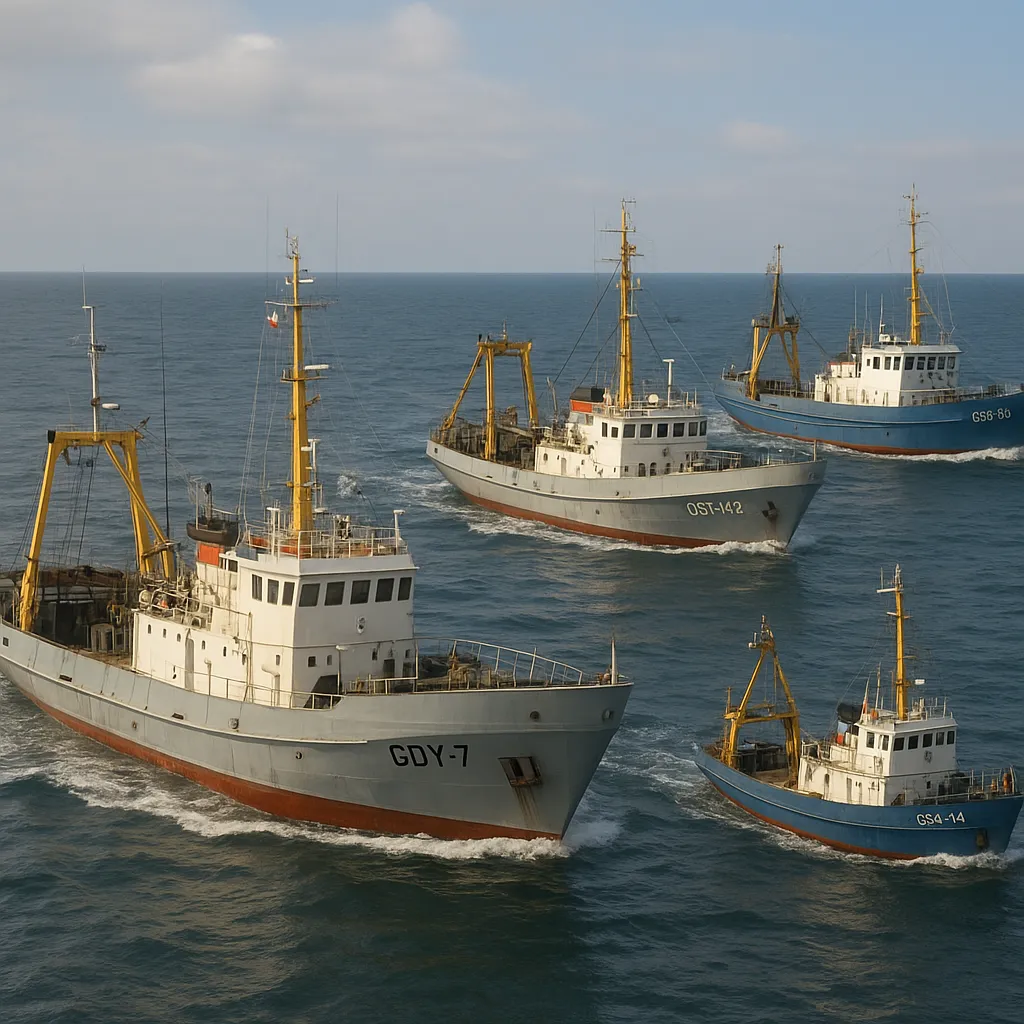 Polskie modele kutrów rybackich z lat 70. i 80. – przegląd konstrukcji