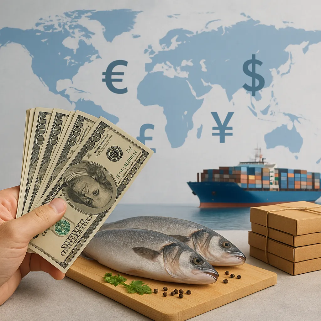 Wpływ kursów walut na opłacalność eksportu ryb