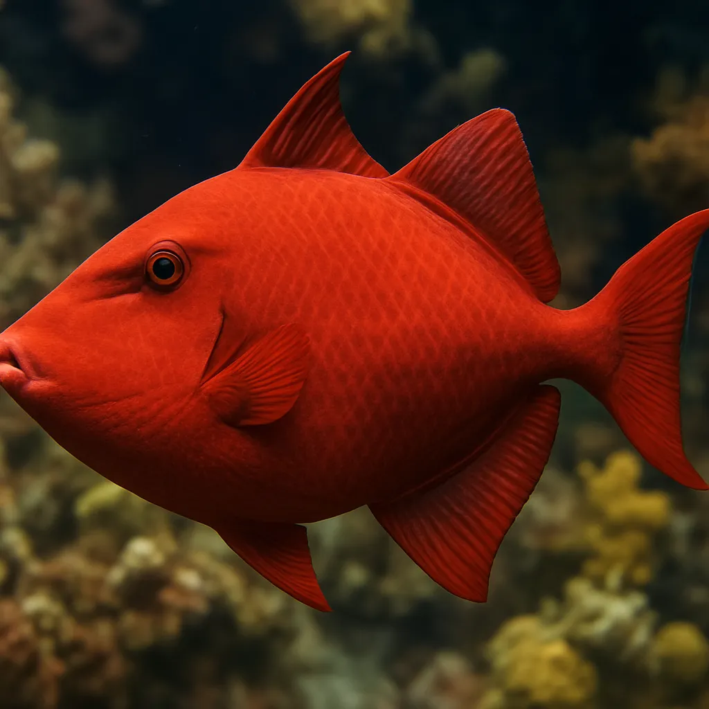 Triggerfish czerwony – Odonus niger