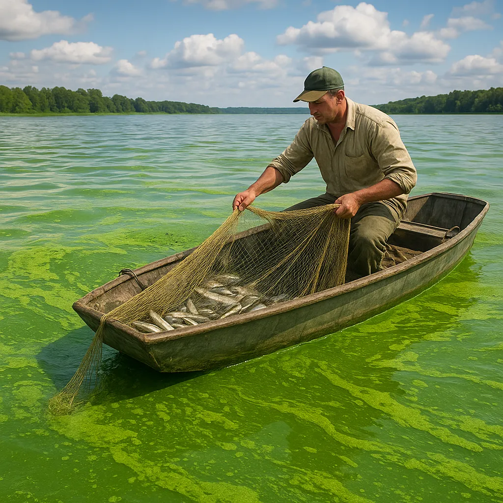 Wpływ eutrofizacji jezior na efektywność połowów rybackich