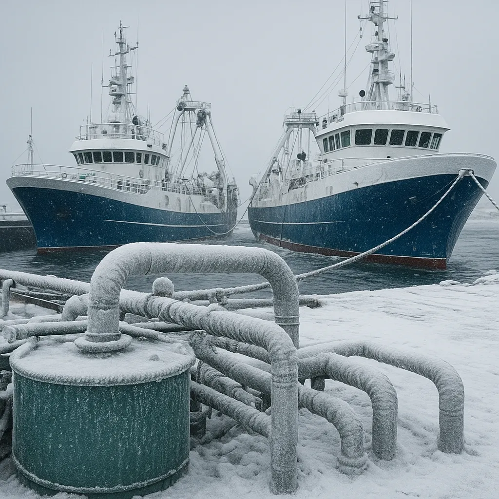 Instalacje przeciwoblodzeniowe na jednostkach północnych