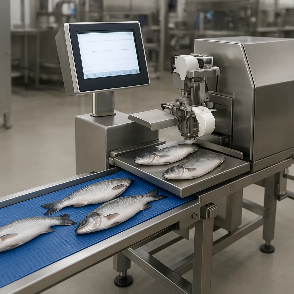 Automatyczne systemy ważenia i etykietowania produktów rybnych