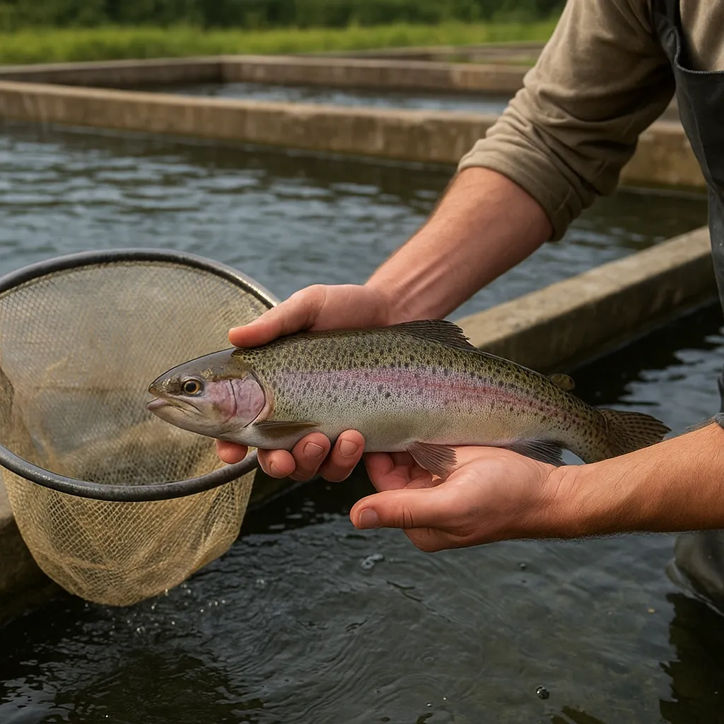 Tarło kontrolowane pstrąga tęczowego – praktyczny przewodnik