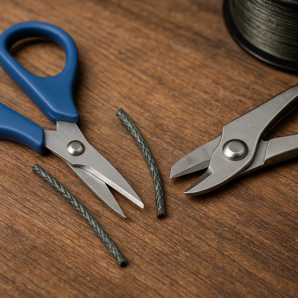Test nożyczek i obcinarek do plecionki – które tną najczyściej?