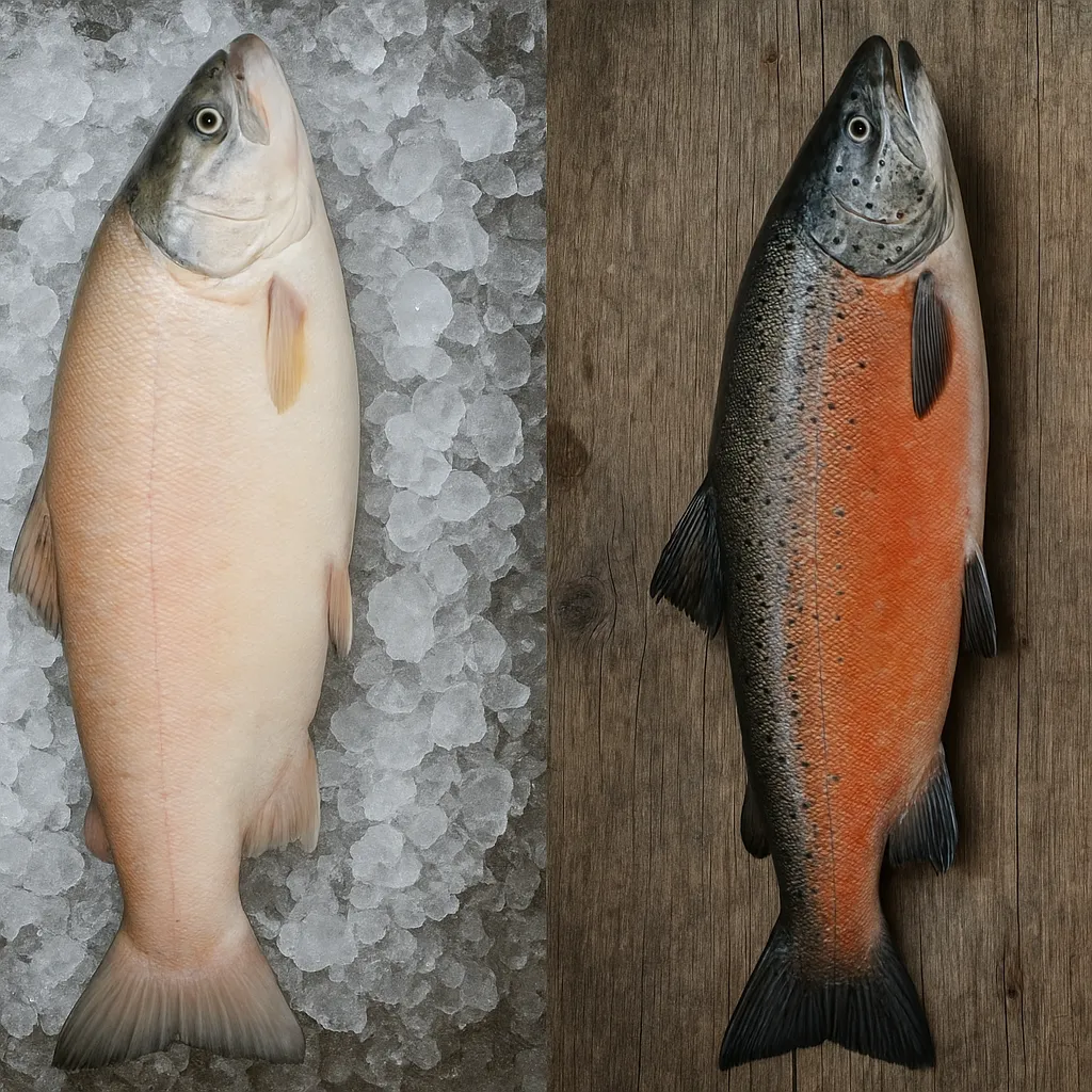 Jakie są różnice między rybami hodowlanymi a dzikimi
