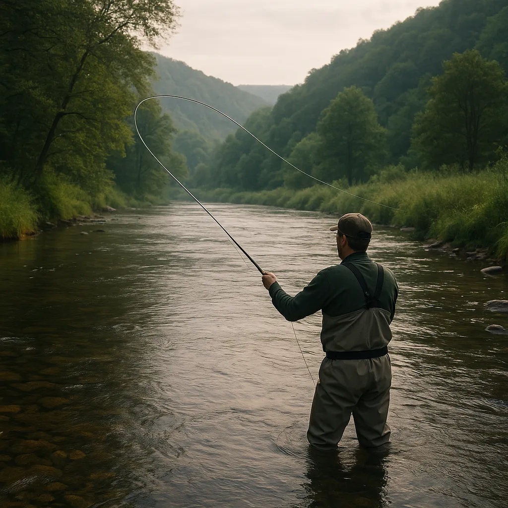Rzeka Skawa – muchowanie w górnym biegu