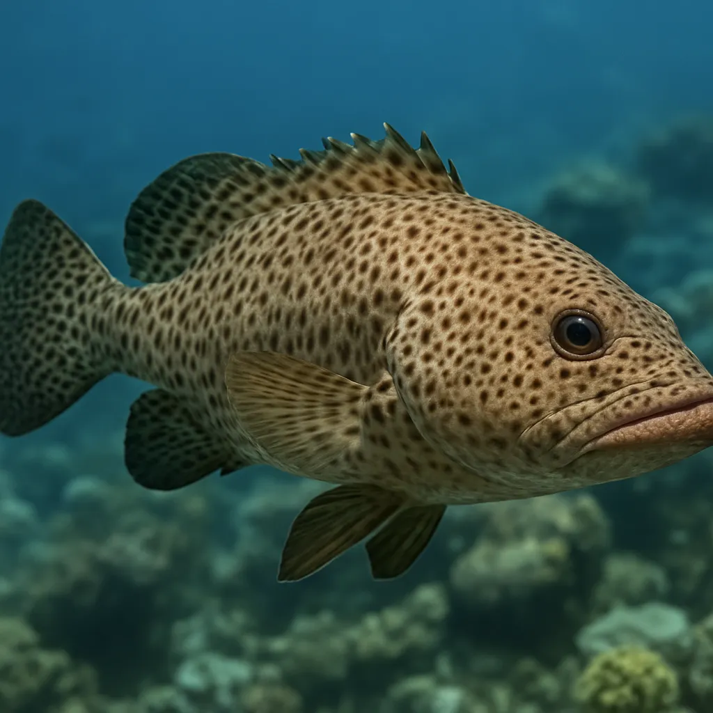 Strzępiel brązowy – Cephalopholis sonnerati