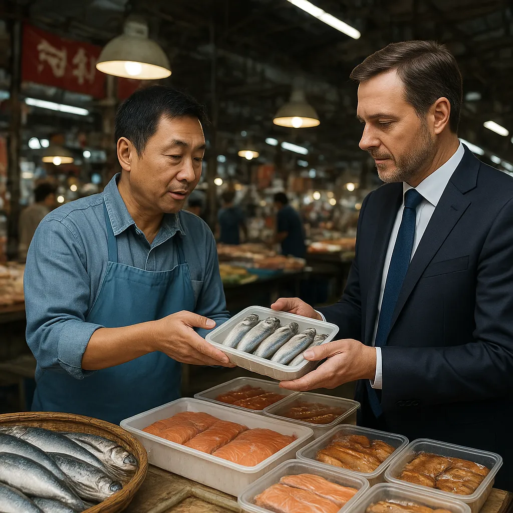 Rynki azjatyckie otwarte na europejskie przetwory rybne