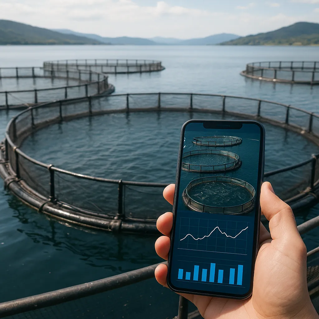 Zdalne zarządzanie farmą rybną przez aplikacje mobilne