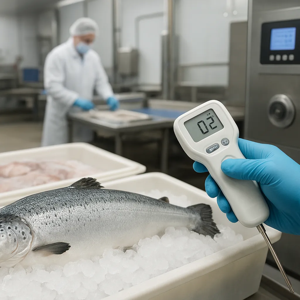 Kontrola temperatury w łańcuchu chłodniczym ryb świeżych i mrożonych