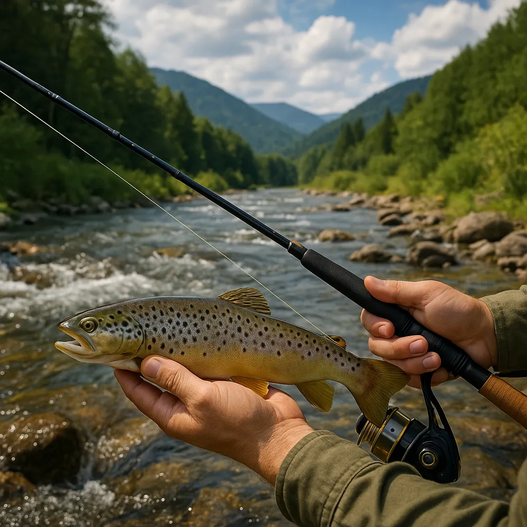 Przepisy dotyczące połowu pstrąga – wody górskie i nizinne
