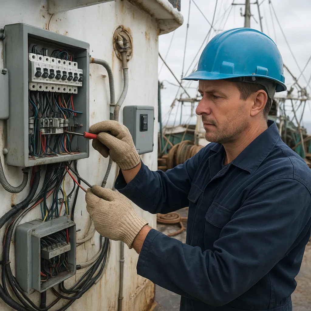 Modernizacja instalacji elektrycznej na statku rybackim krok po kroku