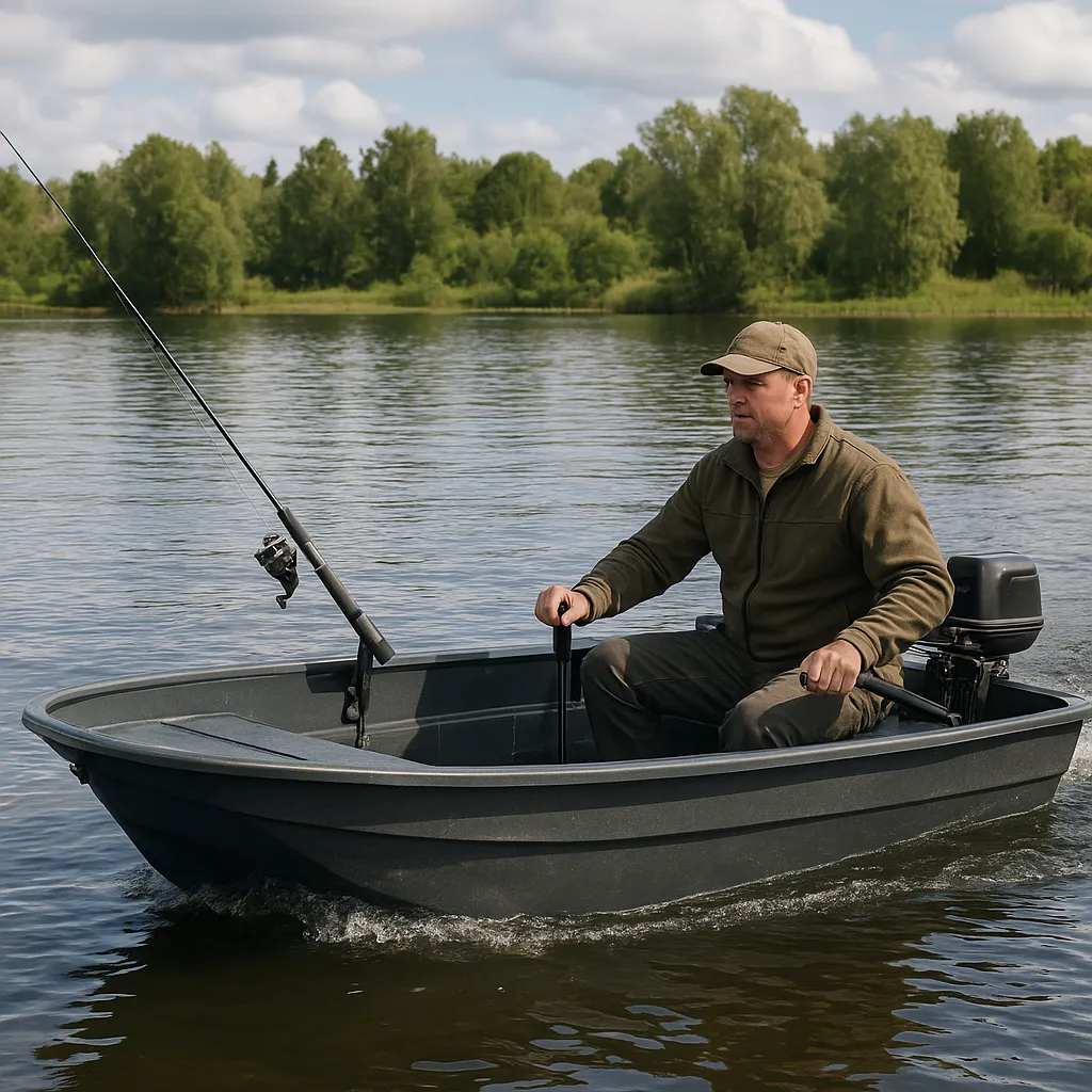 Test łodzi wędkarskich z napędem elektrycznym