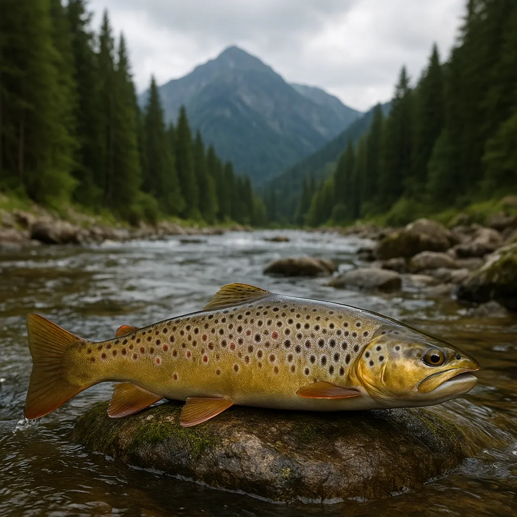 Rzeka Bóbr – pstrąg w górskim klimacie