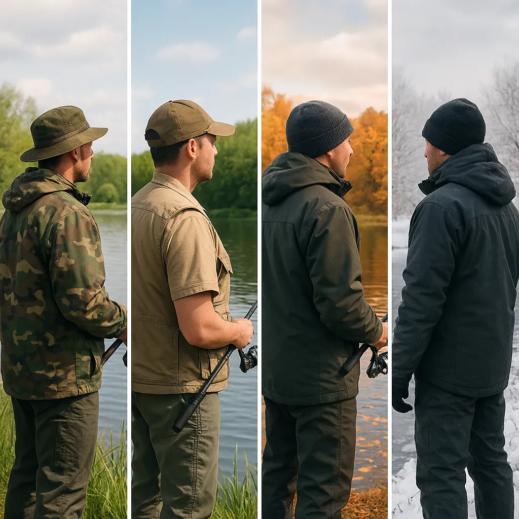 Jak dobrać odzież wędkarską do pory roku