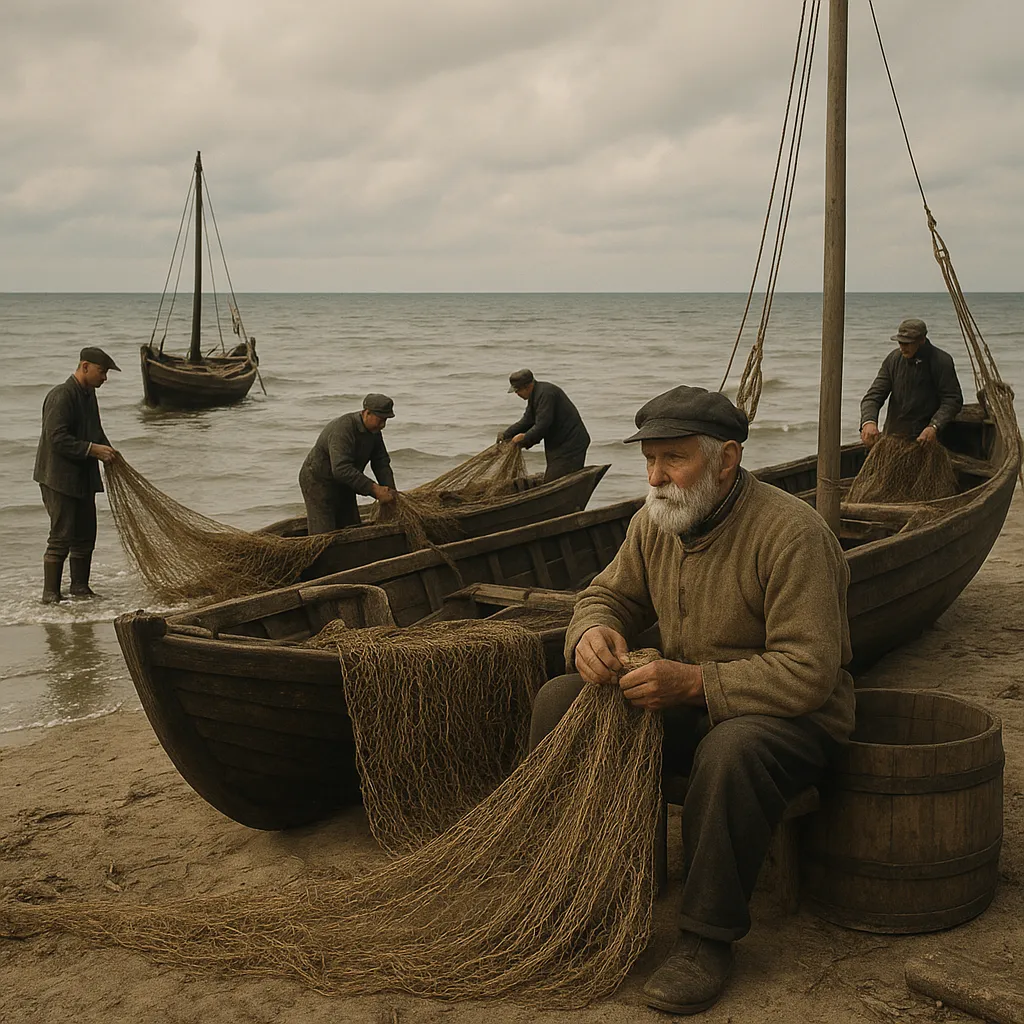 Jak wyglądało życie rybaków nad Bałtykiem sto lat temu