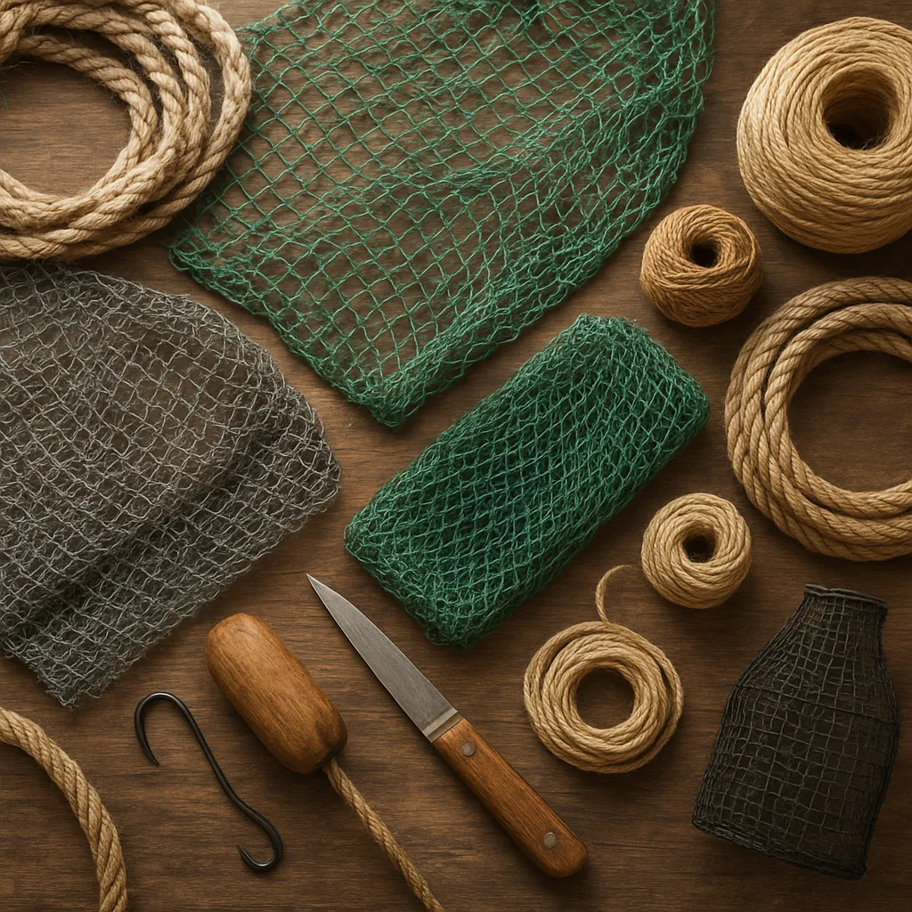 Przegląd materiałów stosowanych w produkcji sieci rybackich