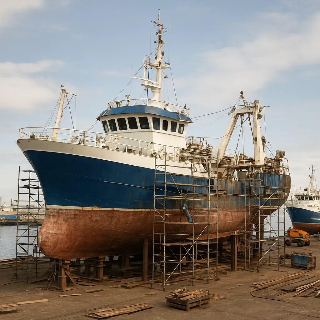 Przebudowa statku rybackiego pod nowe kwoty połowowe – czy to się opłaca?