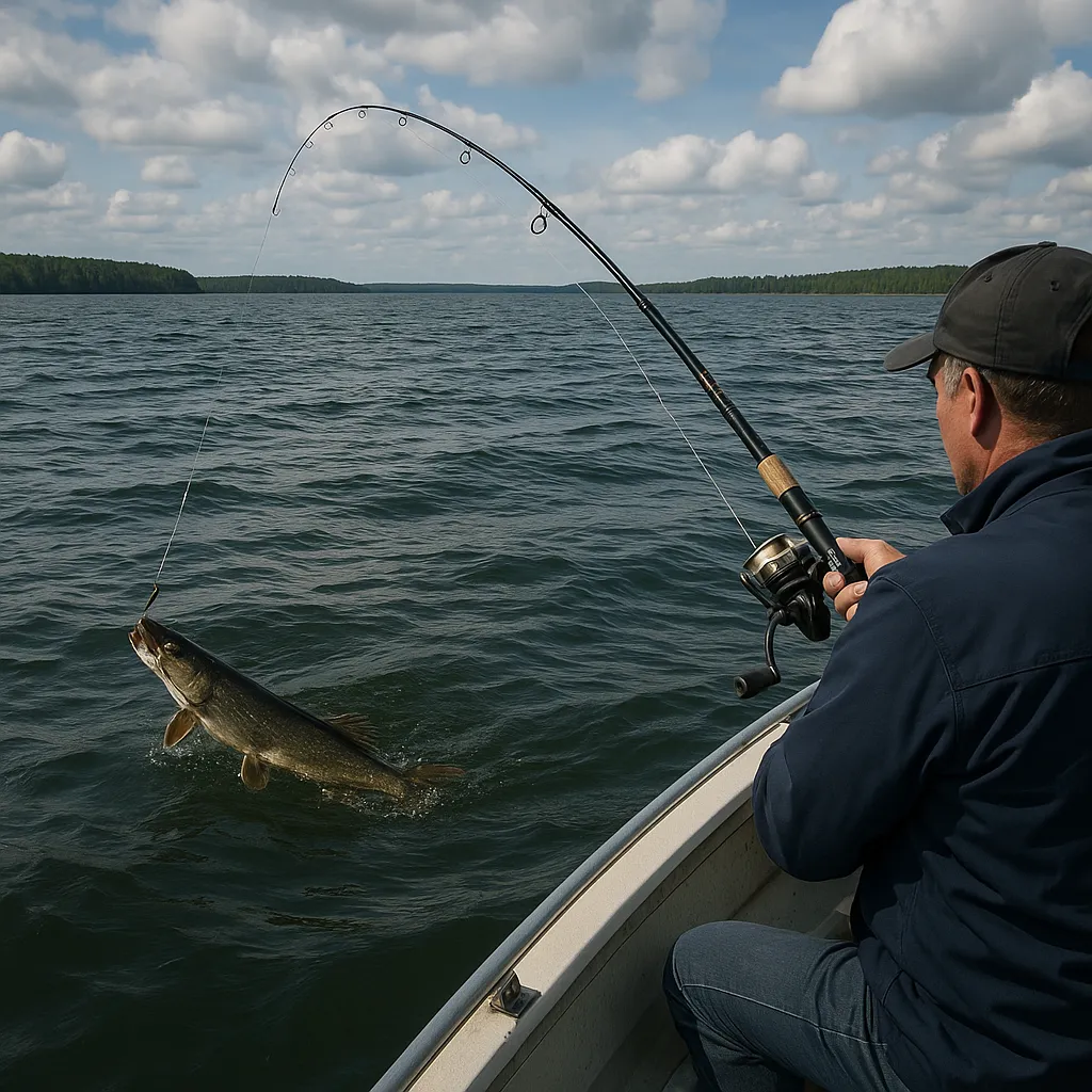 Jezioro Drawsko – trolling na dużej wodzie