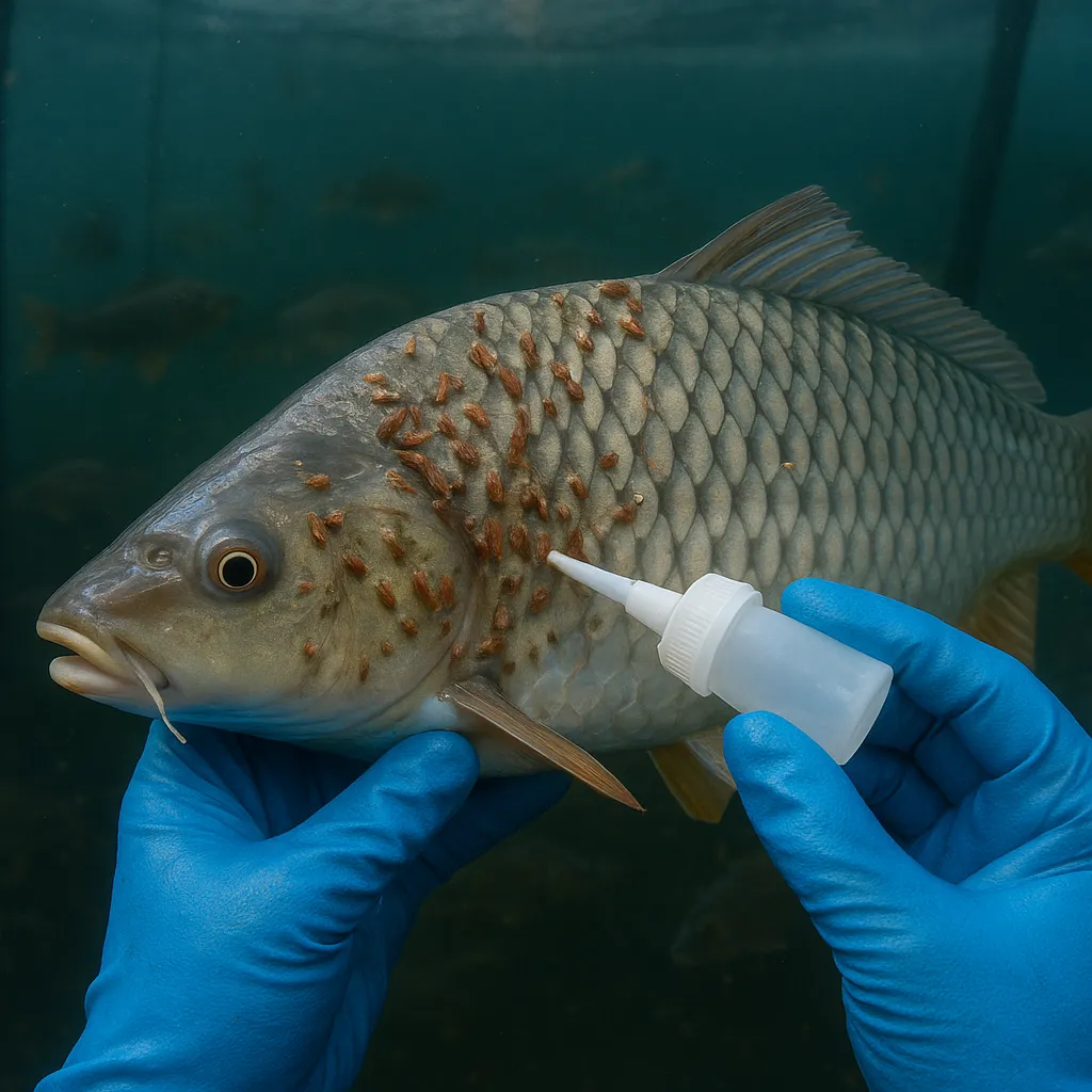 Arguloza (wesz rybia) – zwalczanie pasożytów zewnętrznych w stawach produkcyjnych