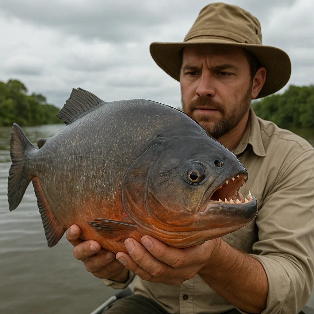 Największa złowiona pirania – fakty i mity
