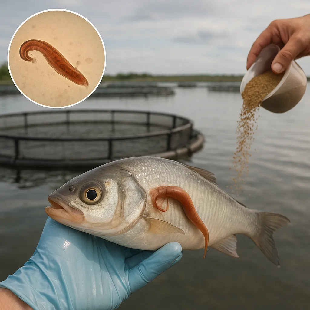 Lerneoza (kotwicznik) – jak przerwać cykl życiowy pasożyta w gospodarstwie