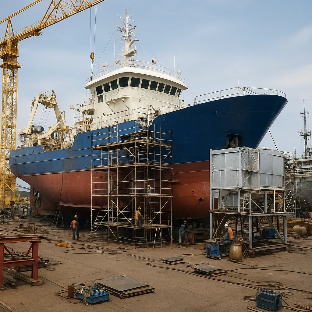 Budowa i modernizacja chłodni pokładowych