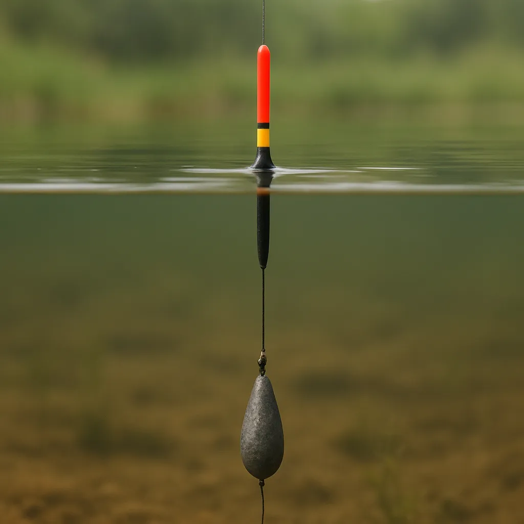 Spławik przelotowy – jak poprawnie ustawić grunt