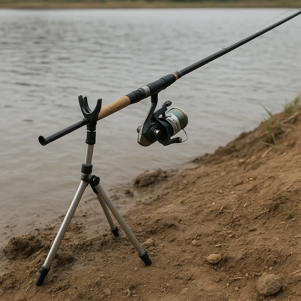 Test podpórek teleskopowych – stabilność na nierównym brzegu