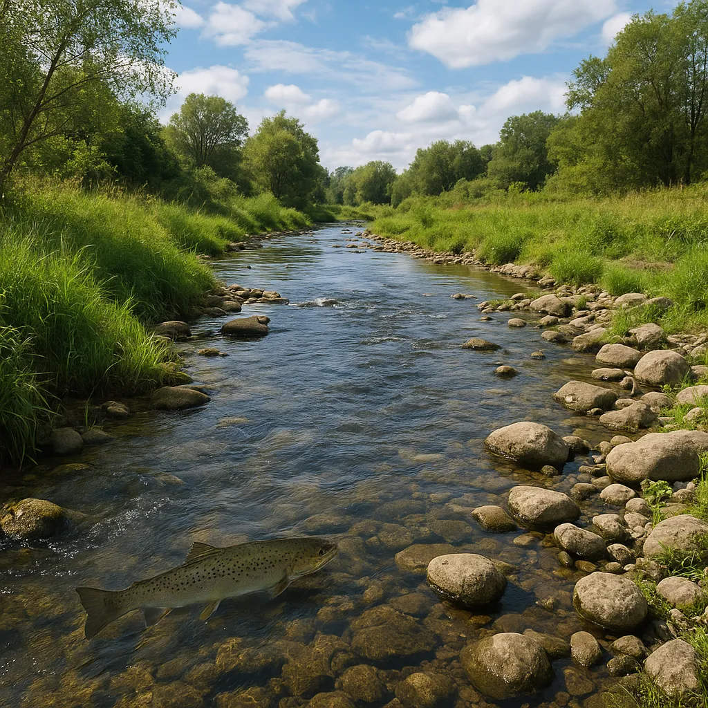Renaturyzacja rzek jako sposób na odbudowę populacji pstrąga potokowego