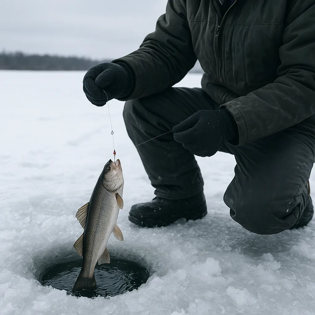 Połów ryb spod lodu – limity i wymogi prawne