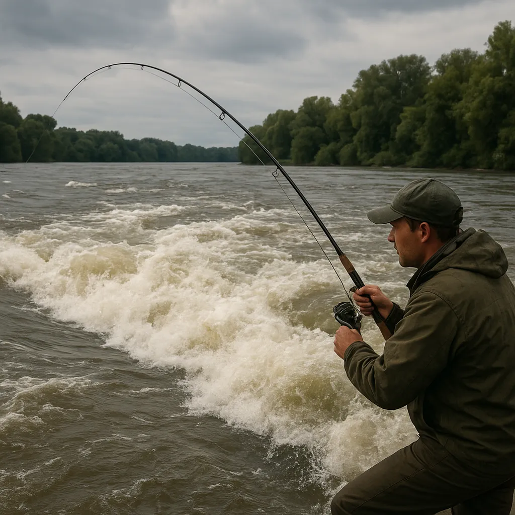 River Sava – mocne brania w silnym nurcie