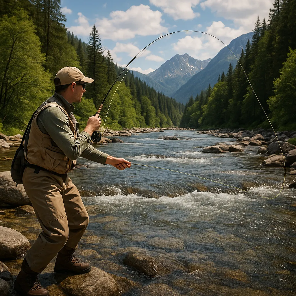 Jak łowić pstrąga w górskiej rzece