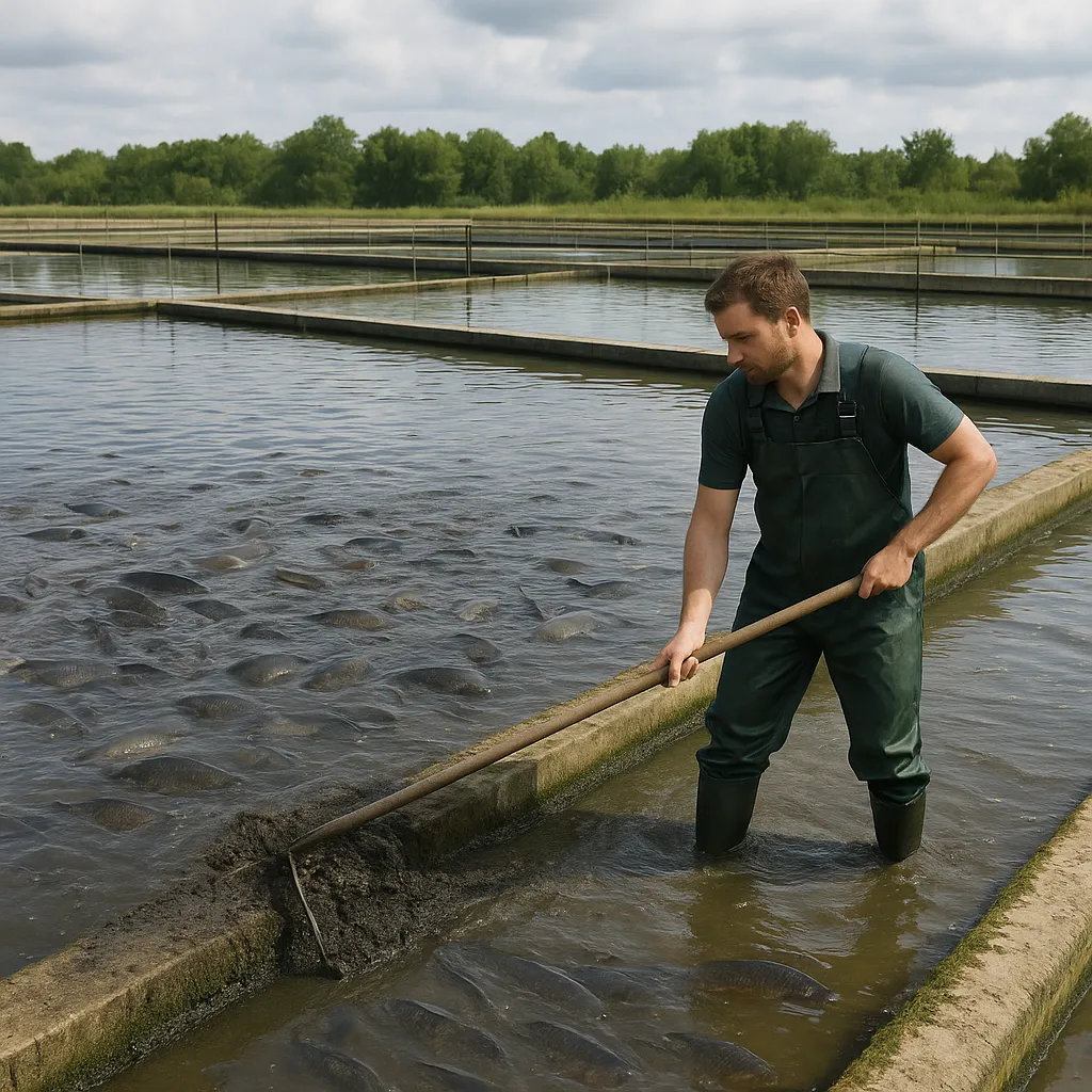 Zarządzanie osadem dennym w stawach karpiowych