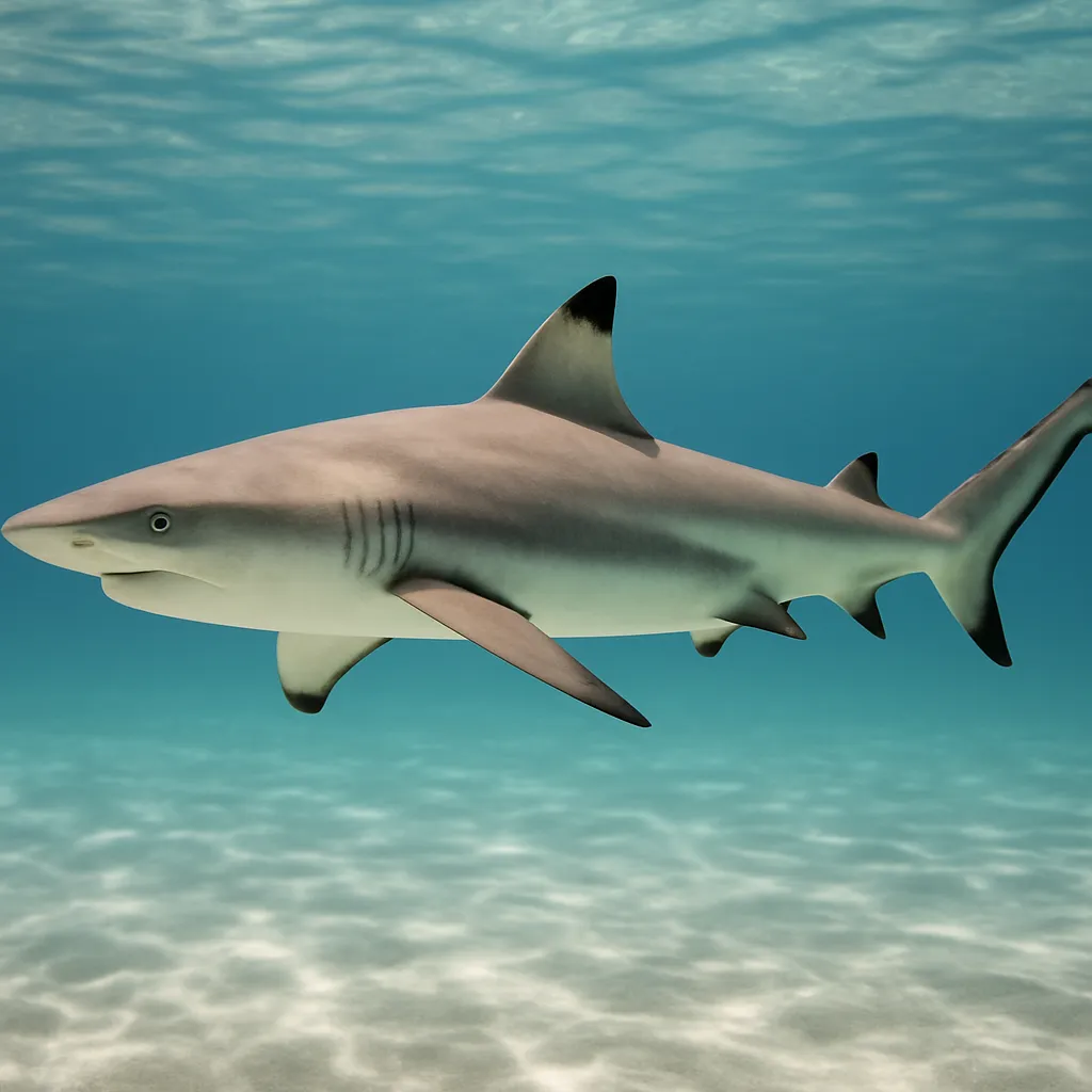 Rekin rafowy czarnopłetwy – Carcharhinus melanopterus