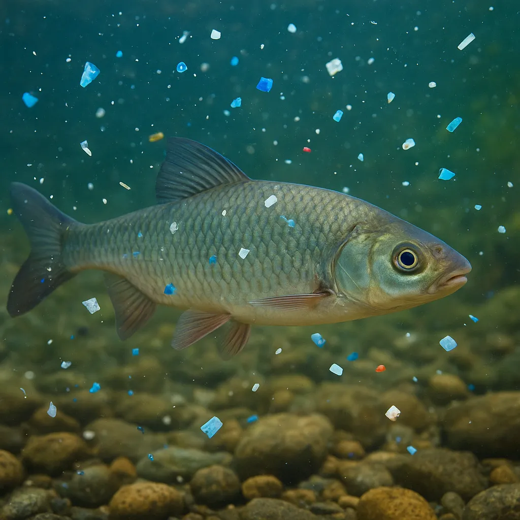 Wpływ mikroplastiku na zdrowie ryb słodkowodnych