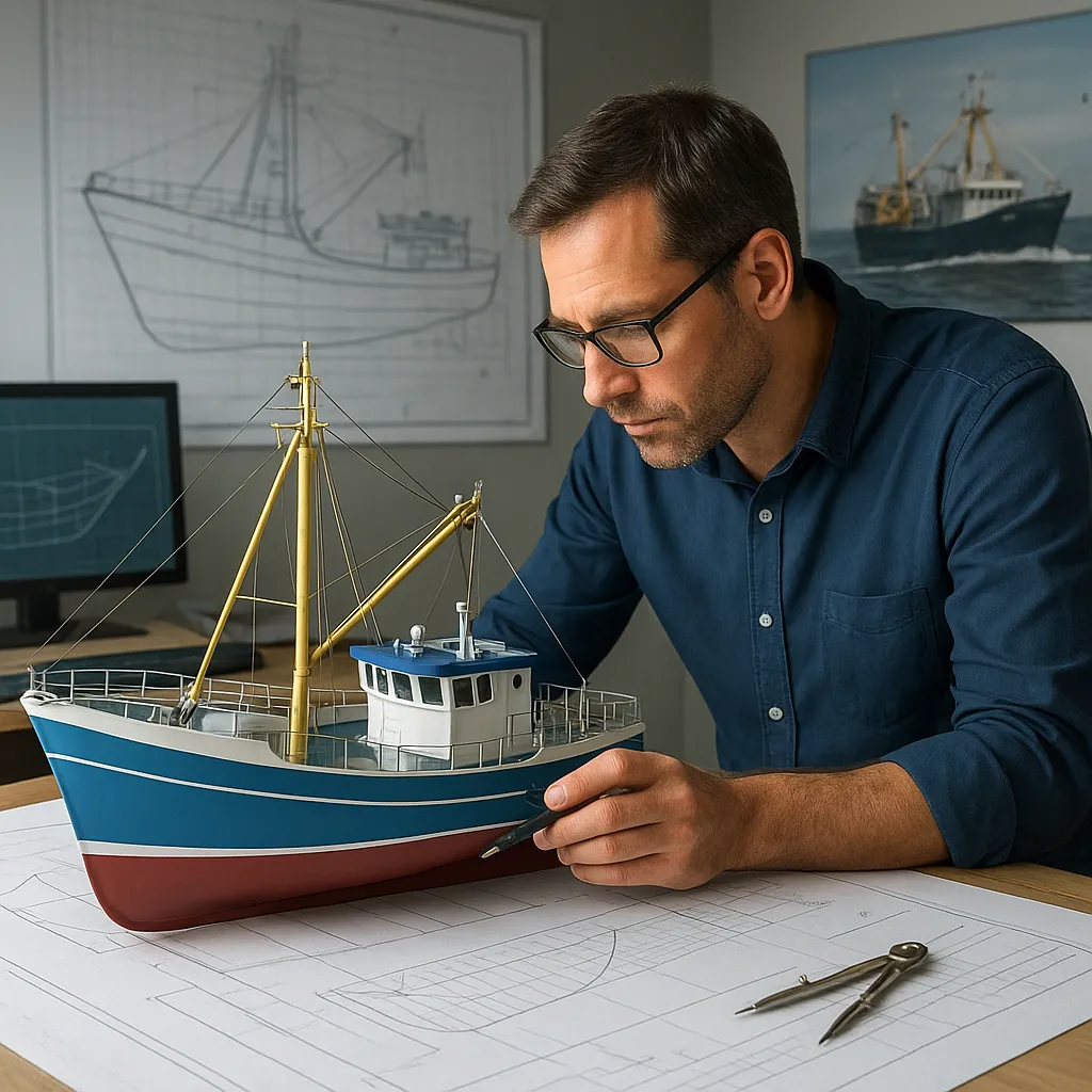 Projektowanie kadłuba kutra rybackiego – stabilność i ekonomika pływania