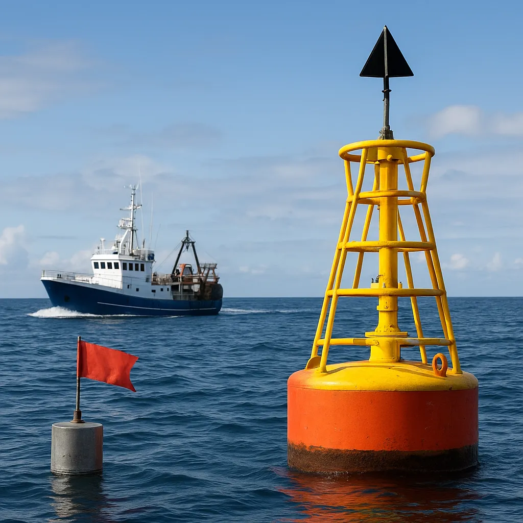 Nowoczesne boje sygnalizacyjne i systemy oznaczania narzędzi połowowych