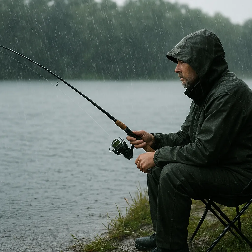 Jak łowić w czasie deszczu – czy ryby biorą lepiej?