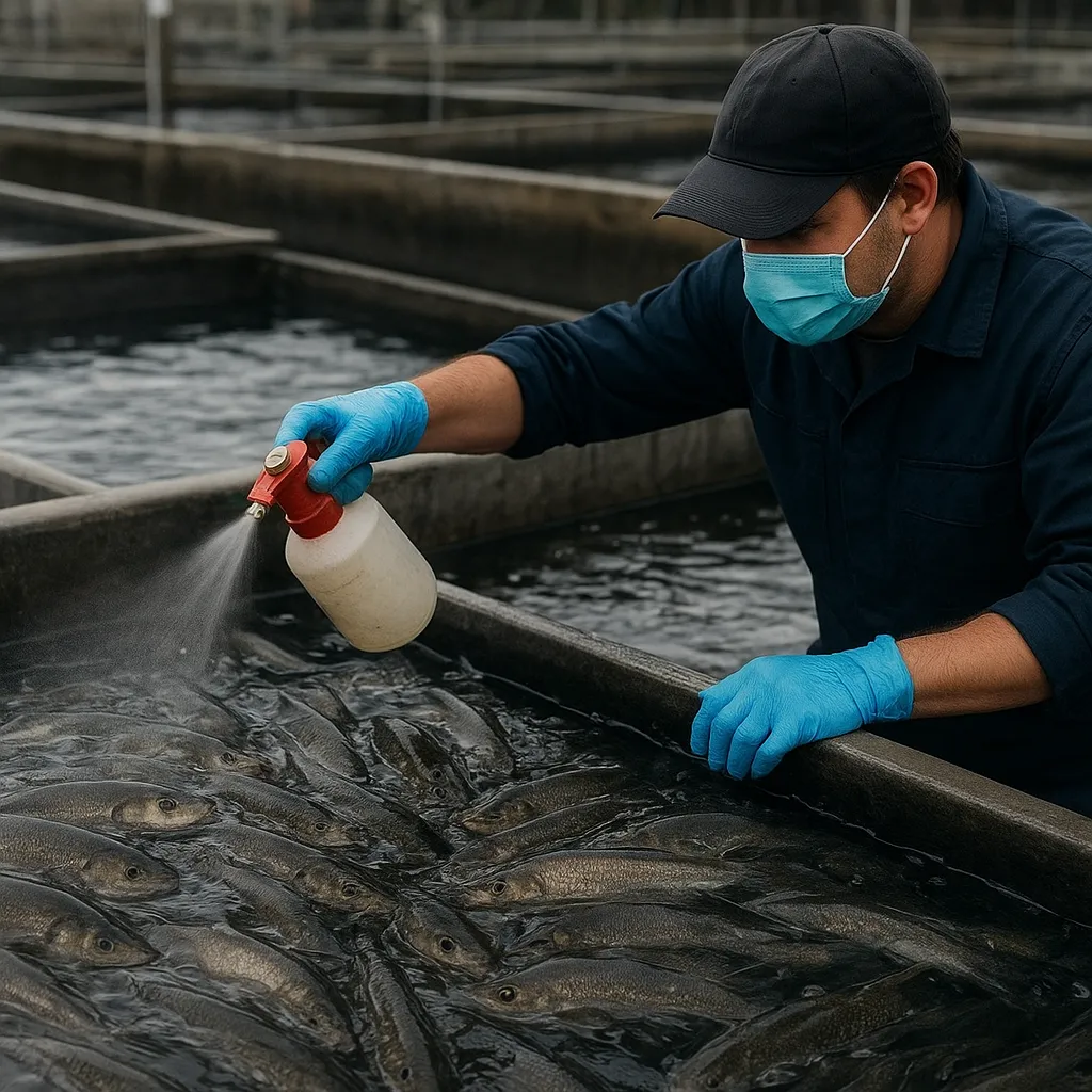 Zwalczanie pasożytów w intensywnej hodowli ryb