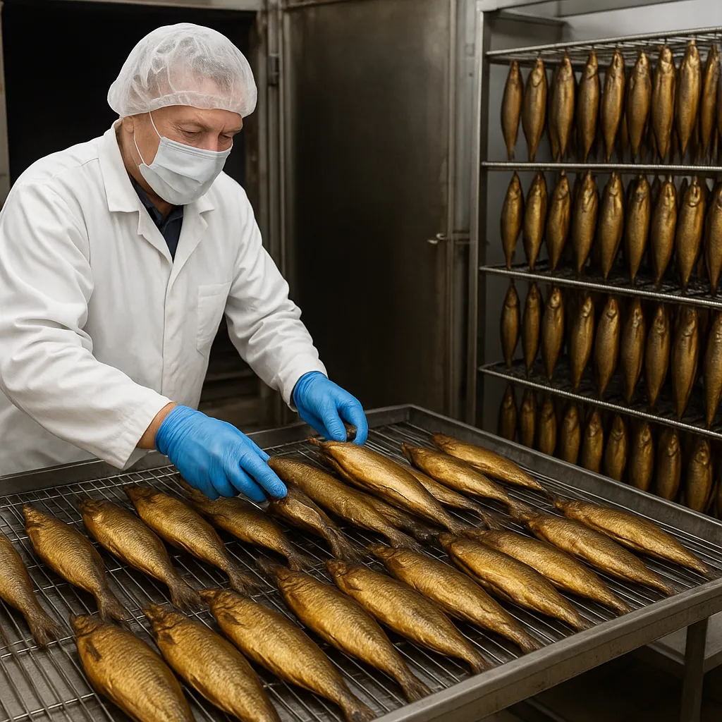 Produkcja wędzonych ryb w zakładzie przetwórczym krok po kroku